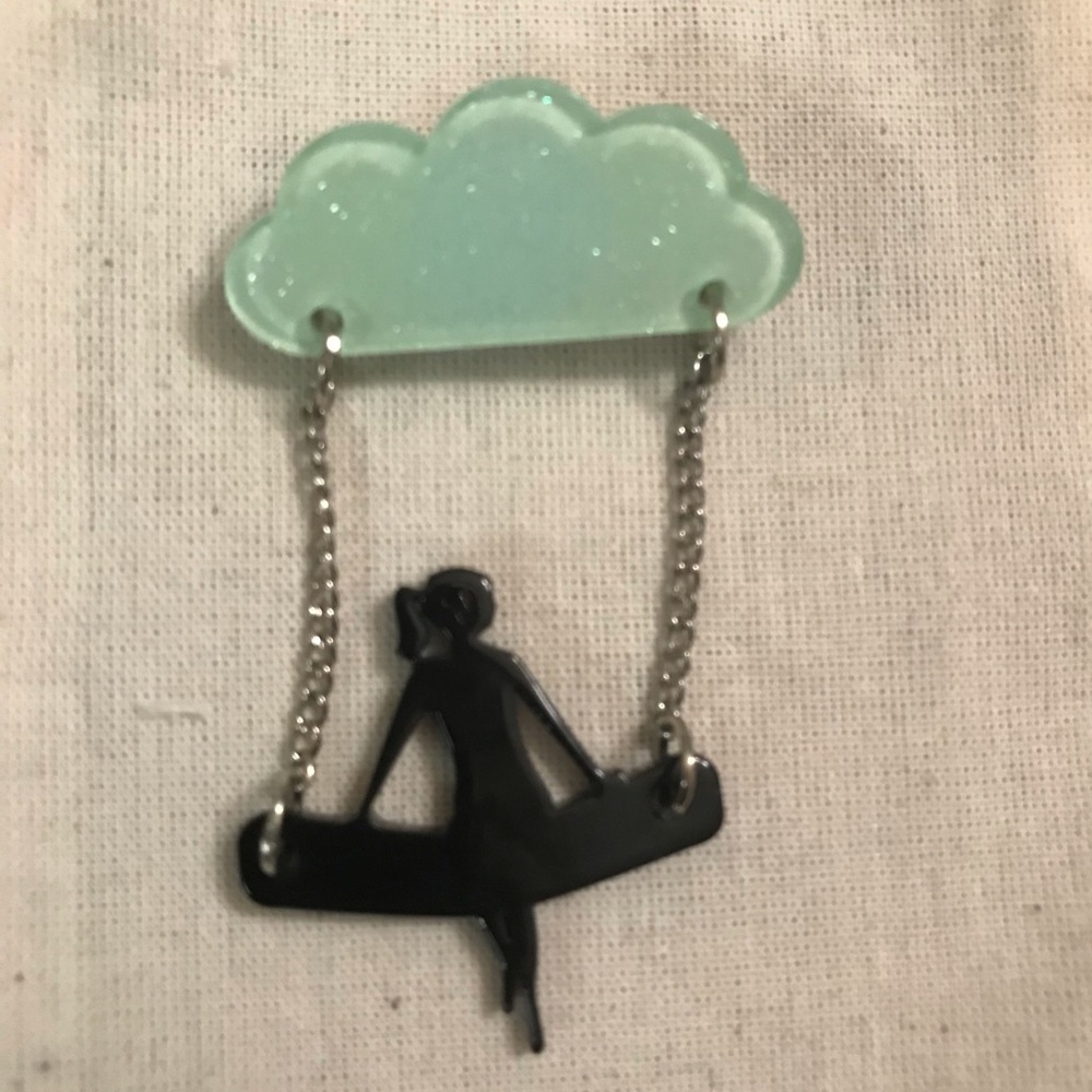 Erstwilder A View to a Cloud Brooch